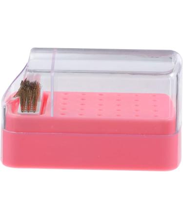 Beavorty 4pcs nail polish head box nail bits nail art supplies cleaning stuff nail tech organizers and storage drill bit holder for nails nail drill bits container nail grinding tool case - Buy Online on SooperMarket.com