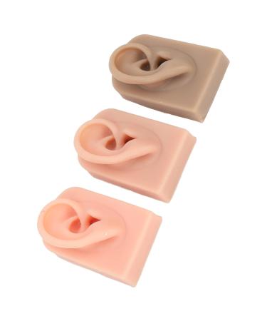 Flexible Silicone Right Ear Model - 3 Colors for Acupuncture Training - Buy Online on SooperMarket.com
