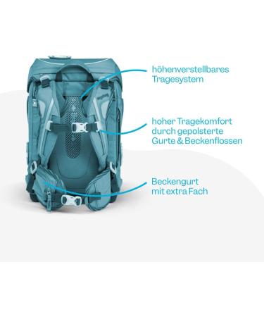 Cubo Schulranzen-Set 5tlg. inkl. Klettie-Set - Buy Online on SooperMarket.com
