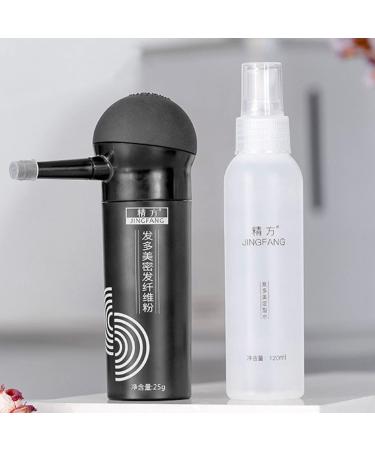 FOYTOKI 1pc Silicone Nozzle Hair Solution Loose Powder Spray Fiber Tools Hair Dye Tools Black - Buy Online on SooperMarket.com