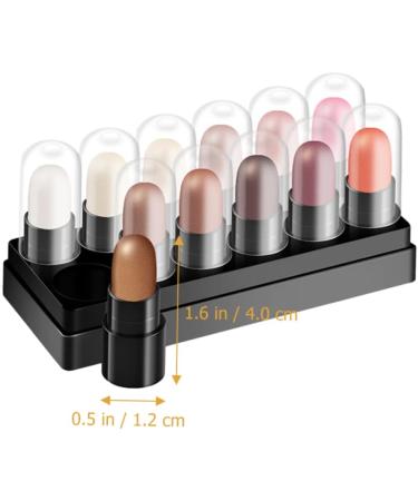 BELLIFFY 12pcs 12 Shadow Box Highlight Kit Eyeshadow Stick Pen Glitter Colored Pencils Plastic - Buy Online on SooperMarket.com