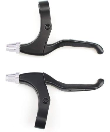 Premium Aluminum Alloy Bicycle Brake Levers - 2pcs Anti-Skid Handles for Mountain, Road, BMX Bikes - 4 Finger Design - Non-Slip Grip - 2.2cm Diameter - Buy Online on SooperMarket.com