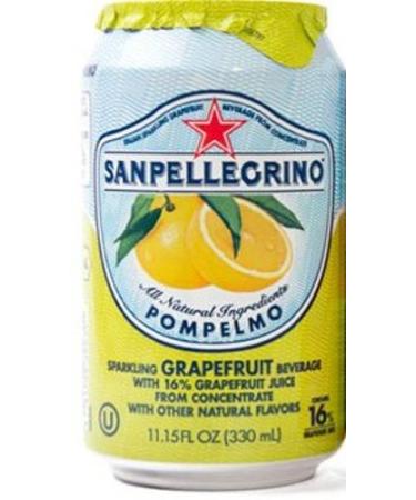 San Pellegrino Sparkling Beverage, Pompelmo (Grapefruit), 11.15 Fl Oz (Pack of 12) grapefruit 11.15 Fl Oz (Pack of 12)