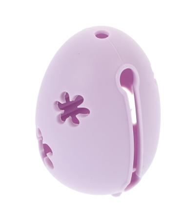 Alipis Sponge Cosmetic Puff Holder Makeup Puff Holder Makeup Accessories Storage Containers Reusable Cosmetic Egg Holder Makeup Egg Holder Purple Egg Shape Miss Silica Gel Powder Puff 7.8X5.3X5.3CM Purple