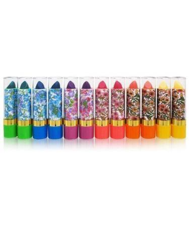 Princessa Aloe Mood Lipstick 12 Assorted Lipsticks  12 Count (Pack of 1)