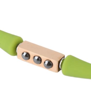 Magnetic Negative Ion Energy Bracelet for Blood Circulation & Well-Being - Green | Perfect for Basketball - International Shipping - Buy Online on SooperMarket.com