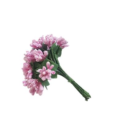 ABOOFAN 24 Pcs Pink Manual Green Plants