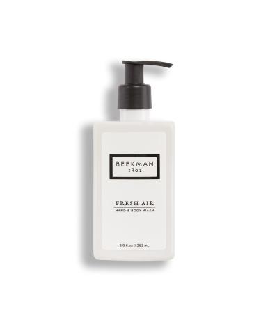 Beekman 1802 Goat Milk Hand & Body Wash  Fresh Air - 8.9 oz - Gentle  Moisturizing Soap to Wash Away Impurities for Soft Skin - Good for Sensitive Skin - Cruelty Free Fresh Air 8.9 Fl Oz (Pack of 1)