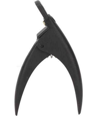 Nail Tip Cutter Stainless Steel DIY Portable False Nail Tip Clipper Adjustable for Round Nail(Black) - Buy Online on SooperMarket.com