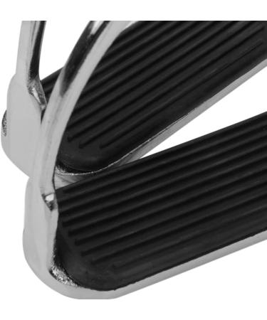 ZXAZX Lightweight Safety Irons Stirrups with Black Rubber Treads - Horse Riding Equestrian Accessories - Buy Online on SooperMarket.com