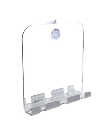 Anti Fog Shower Mirror for Men  Shower Mirrors for Shaving with Razor Holder  Shower Makeup Shave Mirror  Frameless Wall Hanging Mirror  Fog Free Bathroom Accessories