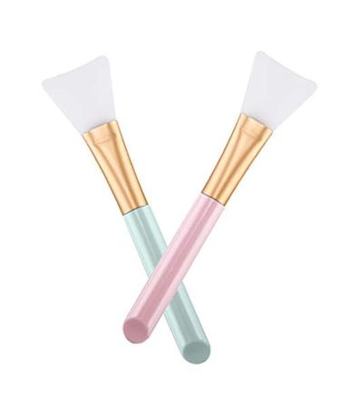 2 PCS Silicone Face Mask Brush,Mask Beauty Tool Soft Silicone Facial Mud Mask Applicator Brush Hairless Body Lotion And Body Butter Applicator Tools