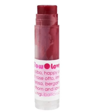 Living Libations - Organic/Wildcrafted 'Lover Lips' Lip Balm (RoseGlow 2-pack)