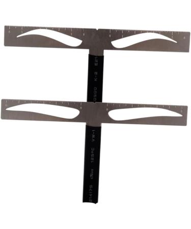 Didiseaon Brow Stencils Eyebrow Ruler Stencil Eyebrow Drawing Tool Three-point Eyebrow Ruler Eyebrow Stencil Kit Artifact Balance - Buy Online on SooperMarket.com
