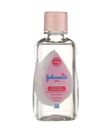 Johnson & Johnson Baby Oil 3 oz. (Pack of 6) - Hydrating and Gentle Formula - Buy Online on SooperMarket.com