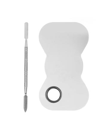 Shop Premium Cosmetic Makeup Palette Set | Stainless Steel Mixing Tray & Spatula for Flawless Foundation & Nail Art - International Shipping Available - Buy Online on SooperMarket.com