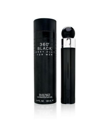 Perry Ellis 360 Black By Perry Ellis For Men. Eau De Toilette Spray 3.4 Ounces clear 3.4 Fl Oz (Pack of 1)