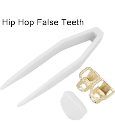 Halloween Hip Hop Teeth Hip Hop Hollow Tooth Convenient 2 Brass Fashionable for Party for Fashion Show for Festival(gold) - Buy Online on SooperMarket.com