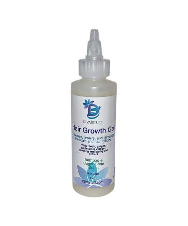 Hair Growth Gel Cleanses Repairs and Stimulates Scalp and Hair Follicles With Stem Cells Vitamins and Minerals By Diva Stuff