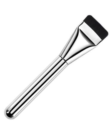 Flat Foundation Brush 5.4'' Flat Makeup Brush Thin Blade Liquid Foundation Brush Soft Bristles Contour Brush Concealer Brush for Streak-Free Coverage Natural Finish