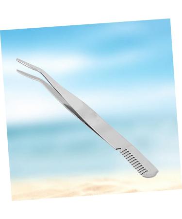 minkissy Lash Cluster Tweezers Eyelashes Tweezer Makeup Tweezer Eyelashes Extension Clip Eyelash Tweezer Stainless Steel Eyebrow Clip medium Silver - Buy Online on SooperMarket.com