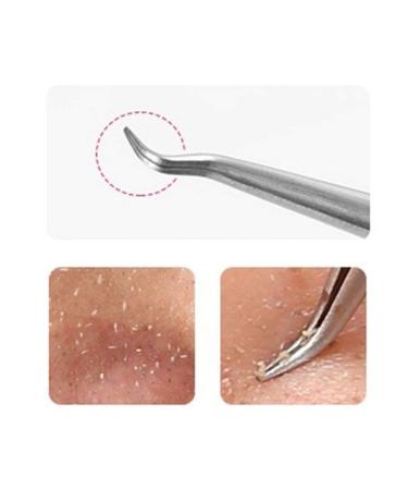 Buy LongyiTrade Professional Stainless Steel Curved Acne Tweezers | Best Blackhead & Pimple Tool for Clear Skin International Shipping Available - Buy Online on SooperMarket.com