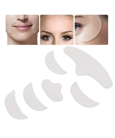 Rotekt Anti-Wrinkle Silicone Patch Pad Set for Forehead, Eyes, Chin - Skin Lifting & Reusable - 6Pcs - Buy Online on SooperMarket.com