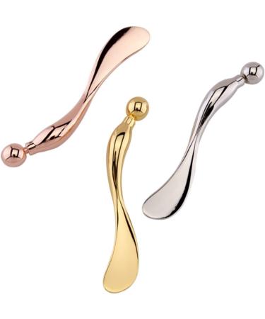 Healeved Makeup Spoon Zinc Cream Spoon Make up Kit Unicorn Horn Clip on Eye Spoon Creami Buttercream Spiral Tool 9.50X1.50X0.50CM Golden - Buy Online on SooperMarket.com