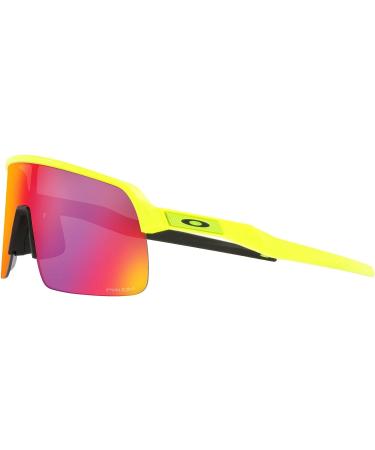 Oakley Unisex Sunglasses Matte Black Frame with Prizm Road Lenses - 39mm - Matte Neon Yellow - Buy Online on SooperMarket.com
