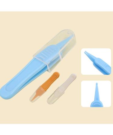 U-K Baby Care Ear Nose Navel Reusable Plastic Clean Tweezer Infant Tweezers Baby Supplies Comfortable and Environmentally as shown - Buy Online on SooperMarket.com