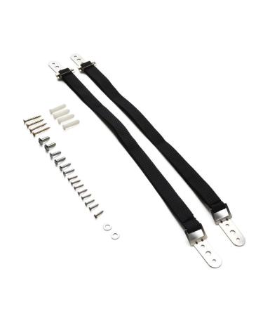 Baby Safety Metal TV Straps Furniture Anti-Tip Straps Heavy Duty Strap All Flat Screen TV/Furniture 2 Pack - Buy Online on SooperMarket.com