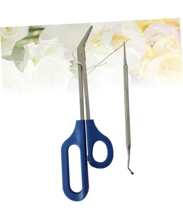 minkissy Pedicure Kit 1 Set Cosmetology kit Grooming kit Manicure kit Pregnant Woman Cosmetic kit 20x5.5cm Silver - Buy Online on SooperMarket.com
