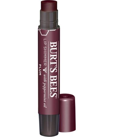 Burt's Bees Moisturizing Lip Shimmer Plum - 100% Natural Formula | 1 Tube - Buy Online on SooperMarket.com