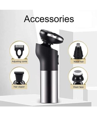 4 in 1 Men's Grooming Kit - Electric Shaver & Hair Razor | Cordless USB Rechargeable & LED Display - Perfect for Home or Travel - Buy Online on SooperMarket.com