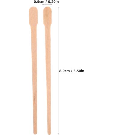 100 Pieces Wood Wax Sticks for Eyebrow & Body Hair Removal - Smooth Skin Solution for Salons - Buy Online on SooperMarket.com