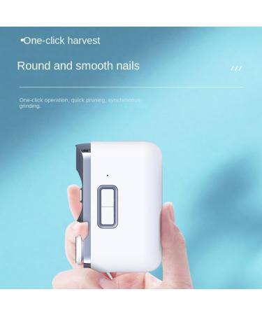 sunroot 1 Piece Automatic Electric Nail Clippers USB Rechargeable Nail Trimmer Grinder Clipper with Light for Baby Adult - Buy Online on SooperMarket.com
