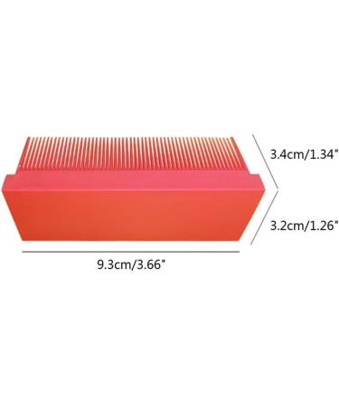 Hair Straightener Comb - Pink Barber Straightening Brush & Styling Attachment for Flat Iron | International Shipping Available - Buy Online on SooperMarket.com