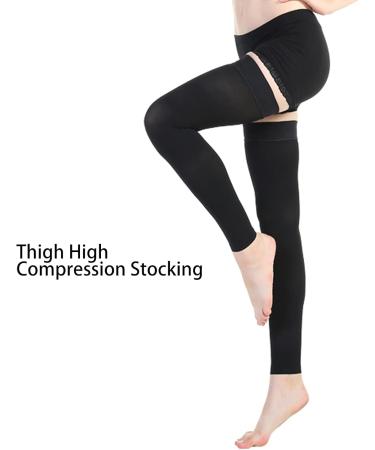 Buy Sonew Compression Stockings - Toeless Long Leg Cuffs for Men & Women | Non-Slip Travel Socks for Sports & Hiking (XXL) - International Shipping - Buy Online on SooperMarket.com