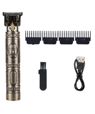 Bcowtte Haircut for Men Recharge Shaver Adult Electric Vintage Clipper Home USB Charging Barber Shop C