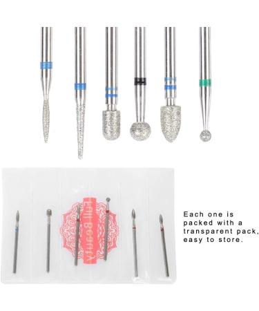 Nail Drill Bits Ceramic Nail Mill Bits Professional Remove Gel Acrylic Cuticle Diamond Tungsten Carbide Tools for Nail Beautify Polishing Clear Care Manicure Pedicure(JG#8) - Buy Online on SooperMarket.com