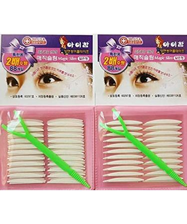 Eye Charm Magic Slim - Double Sided Eyelid Tapes(176pcs) Clear