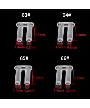 Eyeglasses Buckle Plastic Plug Rimless Good Durability Plastic Plug Easy Glasses Equipment Accessories Suitable for Family Home Accessories - Buy Online on SooperMarket.com