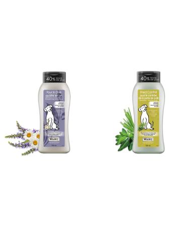 Wahl Canada Four in One Dog Shampoo & Conditioner (58318) + Wahl Canada Dog Shed Control Shampoo (58323) Shampoo & Conditioner + Shampoo 700ml
