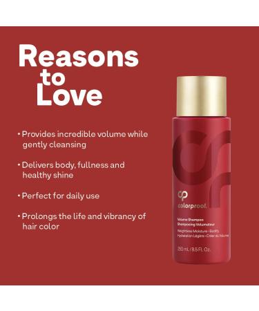 Colorproof Volume Shampoo 8.5oz - Sulfate-Free Lightweight Formula for Fine Color-Treated Hair - Vegan | 8.5 Ounce - Buy Online on SooperMarket.com