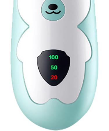Ultra Quiet Baby Hair Clipper - Cordless Waterproof Rechargeable Trimming with Cartoon Design & 2 Guide Combs - Buy Online on SooperMarket.com