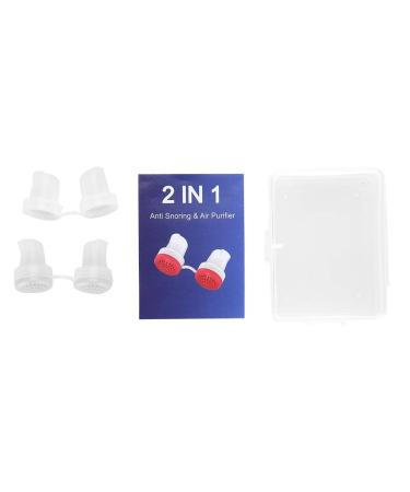 Anti Snoring Device Comfortable Anti-snore Nose Purifier Nostril for Office Home Travel(white)