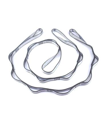 FIRESKIOR Climbing Strap Daisy Chain Nylon Daisy Chain Adjustable Strap Rope Yoga Extend Belt gray