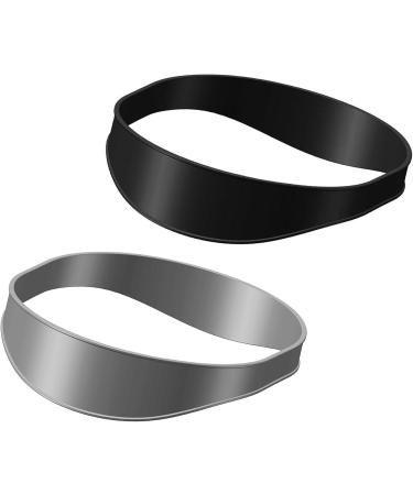 Yolispa 2 Pieces Silicone Hair Bands Hair Trimming Guide for Men Hair Cutting Tool - Buy Online on SooperMarket.com