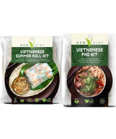 Nem Viet Vietnamese Summer Roll Kit and Vietnamese Pho Kit by Food Sanctuary