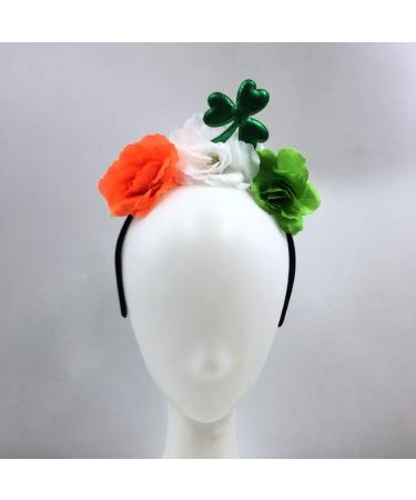 Amosfun Clover Headband St. Patrick Day Headband Colorful Rose Hair Hoop Carnival Cosplay Party Hairbands Irish Party Hair Accessory St. Patrick Day Carnival Photo Props - Buy Online on SooperMarket.com